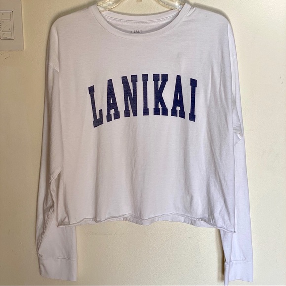 Brandy Melville Tops - Brandy Melville “Lanikai” Oversized L/S Shirt